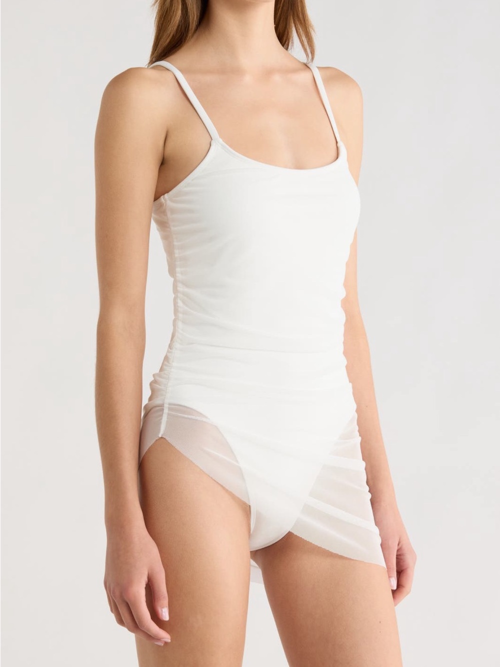 Women's White One Piece Swimsuit